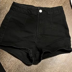 High rise Jean shorts
